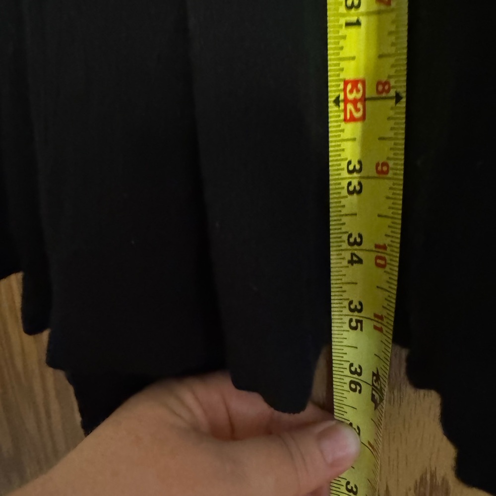 NWT Tree of Life, Black Size S/M. Gauzy Airy Coulottes , Wide Leg, Capris. Boho - Picture 14 of 14